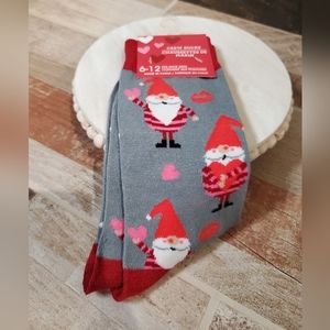 Gnome Valentines Socks-NWT